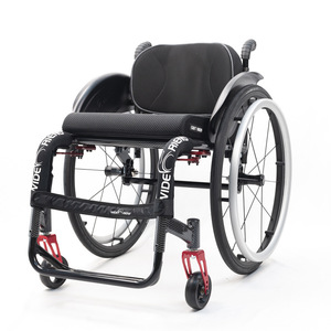 Active Leisure Style Sports Wheelchair Steel Material Aluminium Alloy Shock Absorption