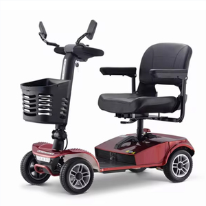 Travel 4 Wheeled Mobility Scooter Elderly Folding With Adjustable Seat 4 Wheeled Electric Scooter Germany