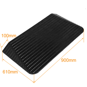 Solid 900mm Heavy Rubber Threshold Ramp