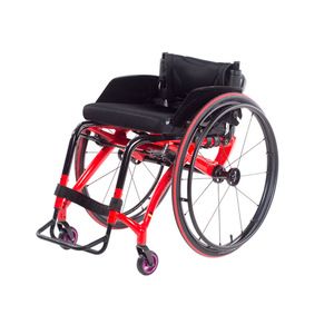 7.5kgs Carbon Fiber Sports Wheelchair Adjustable Pedal