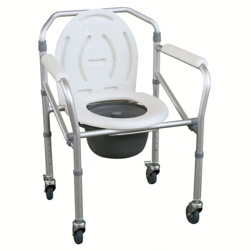Aluminium Folding Commode Chair Rustproof