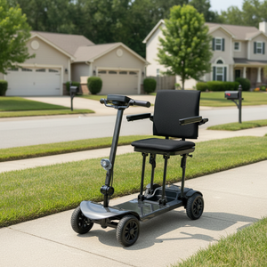 Customizable 4-Wheel Foldable Aluminum Alloy Electric Mobility Scooter