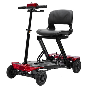 2024 Auto Folding Hot Selling Mobility All Terrain Lightweight Travel 4 Wheels Electric Scooter for Seniors
