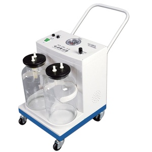Electric Suction Machine with Two Bottle Mobile Electric Suction Device