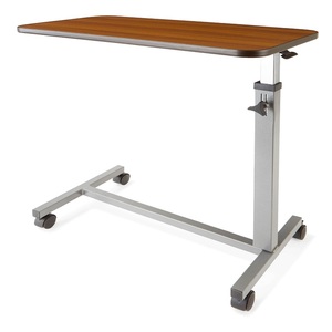 Durable Metal Material Medical Retractable Over Bed Table